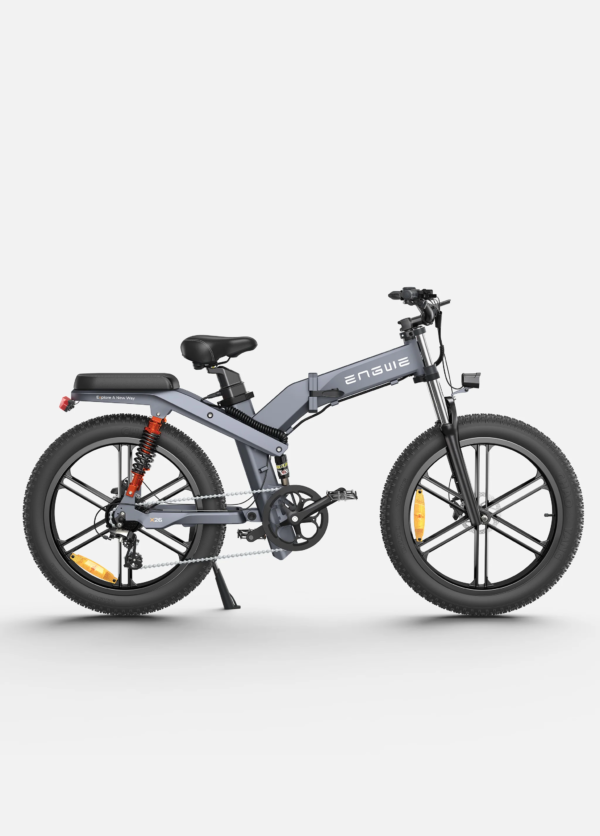 Engwe X26 1000W 26" Fat Bike Pliable E-Mountain Bike Double Batteries – Image 2