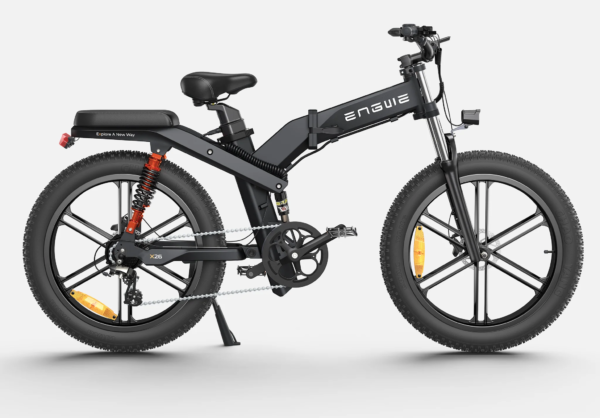 Engwe X26 1000W 26" Fat Bike Pliable E-Mountain Bike Double Batteries