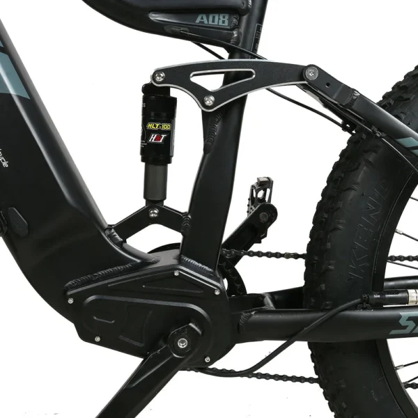 Samebike RSA08 750W Bafang Motor 26" Fat Bike E-Mountain Bike 17Ah – Image 4